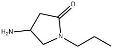 4-氨基-1-丙基吡咯烷-2-酮 结构式