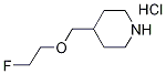 4-(2-氟乙氧基)甲基哌啶盐酸盐 结构式