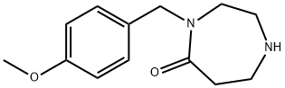 4-(4-Methoxybenzyl)-1,4-diazepan-5-one 结构式