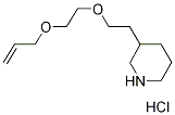 3-{2-[2-(Allyloxy)ethoxy]ethyl}piperidinehydrochloride 结构式