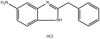 2-Benzyl-1H-benzoimidazol-5-ylaminedihydrochloride 结构式