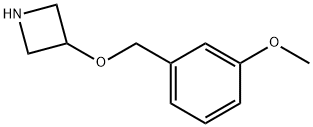 3-[(3-Methoxybenzyl)oxy]azetidine 结构式
