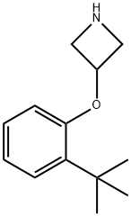 3-(2-(叔丁基)苯氧基)氮杂环丁烷 结构式