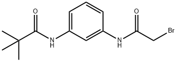 N-{3-[(2-Bromoacetyl)amino]phenyl}-2,2-dimethylpropanamide 结构式