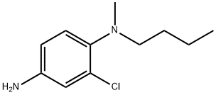 N~1~-Butyl-2-chloro-N~1~-methyl-1,4-benzenediamine 结构式