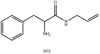 N-Allyl-2-amino-3-phenylpropanamide hydrochloride 结构式