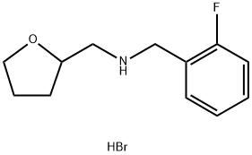 (2-Fluoro-benzyl)-(tetrahydro-furan-2-ylmethyl)-amine hydrobromide 结构式