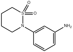 3-(1,1-DIOXO-1LAMBDA*6*-[1,2]THIAZINAN-2-YL)-PHENYLAMINE 结构式