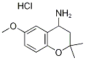 6-Methoxy-2,2-dimethyl-chroman-4-ylaminehydrochloride 结构式