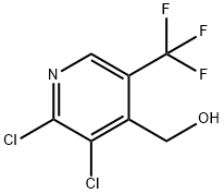 [2,3-Dichloro-5-(trifluoromethyl)-4-pyridinyl]-methanol 结构式