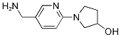 1-[5-(Aminomethyl)-2-pyridinyl]-3-pyrrolidinol 结构式