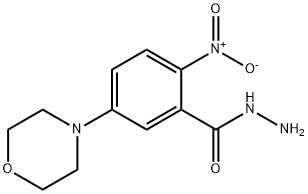 5-Morpholino-2-nitrobenzenecarbohydrazide 结构式