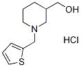 [1-(2-噻吩甲基)哌啶-3-基]甲醇盐酸盐 结构式