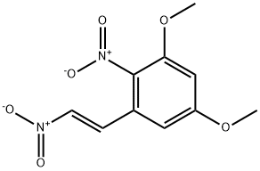 1,5-二甲氧基-2-硝基-3-[(E)-2-硝基乙烯基]苯 结构式