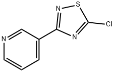 3-(5-Chloro-[1,2,4]thiadiazol-3-yl)-pyridine 结构式