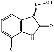 7-氯-3-(羟胺基)吲哚-2-酮 结构式