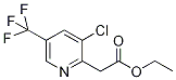 Ethyl (3-Chloro-5-(trifluoromethyl)pyridin-2-yl) acetate 结构式