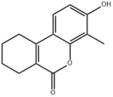 3-羟基-4-甲基-7,8,9,10-四氢-6H-苯并[C]苯并吡喃-6-酮 结构式
