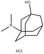 3-二甲基氨基-1-金刚醇盐酸盐 结构式