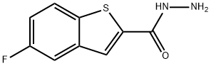 5-Fluoro-1-benzothiophene-2-carbohydrazide 结构式