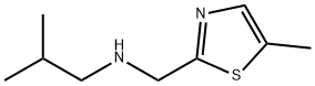 2-甲基-N-[(5-甲基-1,3-噻唑-2-基)甲基]丙-1-胺二盐酸盐 结构式