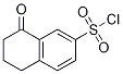 8-Oxo-5,6,7,8-tetrahydro-2-naphthalene-sulfonoyl chloride 结构式