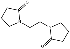 1-[2-(2-氧代吡咯烷-1-基)乙基]-2-吡咯烷酮 结构式