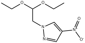 1-(2,2-二乙氧基乙基)-4-硝基-1H-吡唑 结构式