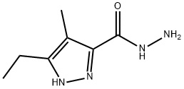 5-乙基-4-甲基-1H-吡唑-3-卡巴肼 结构式