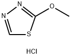 2-甲氧基-1,3,4-噻二唑盐酸盐 结构式