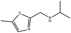 N-[(5-甲基-1,3-噻唑-2-基)甲基]丙-2-胺二盐酸盐 结构式