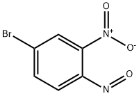 4-溴-2-硝基-1-亚硝基苯 结构式