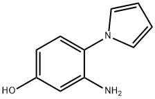 3-Amino-4-(1H-pyrrol-1-yl)benzenol 结构式