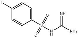 N-[Amino(imino)methyl]-4-fluorobenzenesulfonamide 结构式