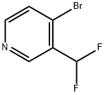 4-broMo-3-(difluoroMethyl)pyridine 结构式