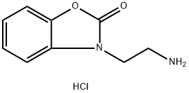 3-(2-氨基乙基)-2,3-二氢-1,3-苯并噁唑-2-酮盐酸 结构式