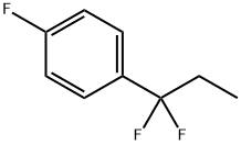 1-(1,1-二氟丙基)-4-氟-苯 结构式