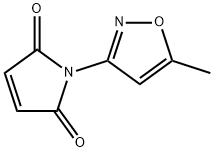 1-(5-甲基-3-异恶唑)吡咯-2,5-二酮 结构式