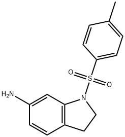 1-[(4-甲基苯基)磺酰基]吲哚啉-6-胺 结构式