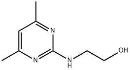 2-(4,6-二甲基-嘧啶-2-基氨基)-乙醇 结构式