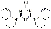 1,1'-(6-氯-1,3,5-三嗪-2,4-二基)双-1,2,3,4-四氢喹啉 结构式