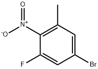 5-溴-3-氟-2-硝基甲苯 结构式