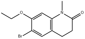 6-Bromo-7-ethoxy-1-methyl-1,2,3,4-tetrahydroquinolin-2-one 结构式