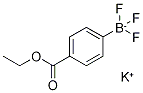 4-乙氧羰基苯基三氟硼酸钾 结构式