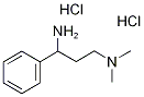 N*3*,N*3*-Dimethyl-1-phenyl-propane-1,3-diamine dihydrochloride 结构式