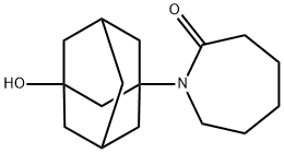 1-(3-羟基-1-金刚烷基)高哌啶-2-酮 结构式