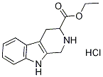 2,3,4,9-TETRAHYDRO-1H-BETA-CARBOLINE-3-CARBOXYLICACID ETHYL ESTER HYDROCHLORIDE 结构式