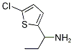 1-(5-氯噻吩-2-基)丙-1-胺 结构式