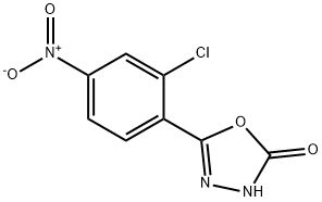 5-(2-chloro-4-nitrophenyl)-1,3,4-oxadiazol-2(3h)-one 结构式