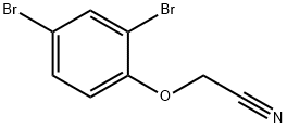 2-(2,4-dibromophenoxy)acetonitrile 结构式